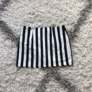 Striped Mini Skirt